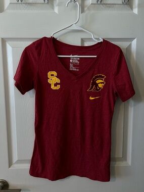 USC Trojans Nike V-Neck Tee athletic cut
